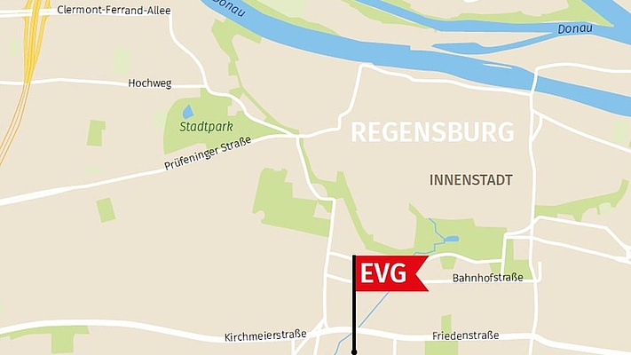 Die EVG-Geschäftsstelle Regensburg zieht um!