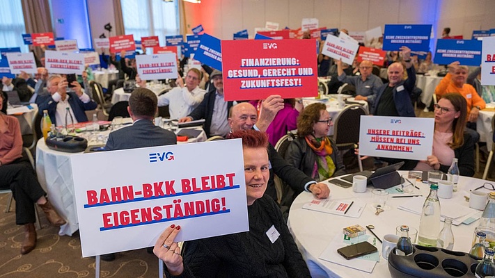 EVG fordert: Beitragszahlende in der GKV müssen endlich entlastet werden!