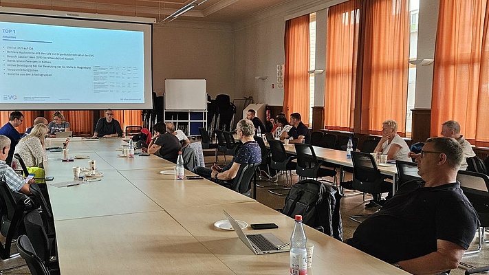Landesverband Sachsen-Anhalt: Sitzung mit Projektpräsentation und Tarifrunden-Vorbereitung
