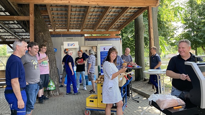 Strahlende Gesichter auf der Sommertour in Halle