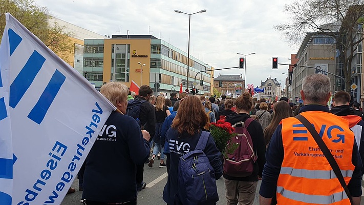 1. Mai: Kundgebung in Erfurt – deutliches Zeichen gegen soziale Spaltung und Rassismus