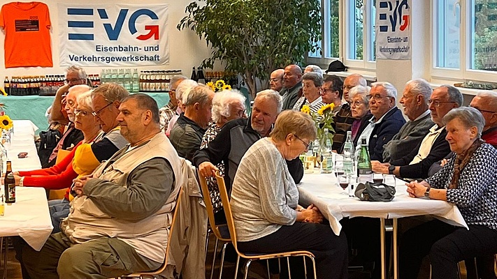 EVG-Hock: Tolles Buffet und gute Gespräche